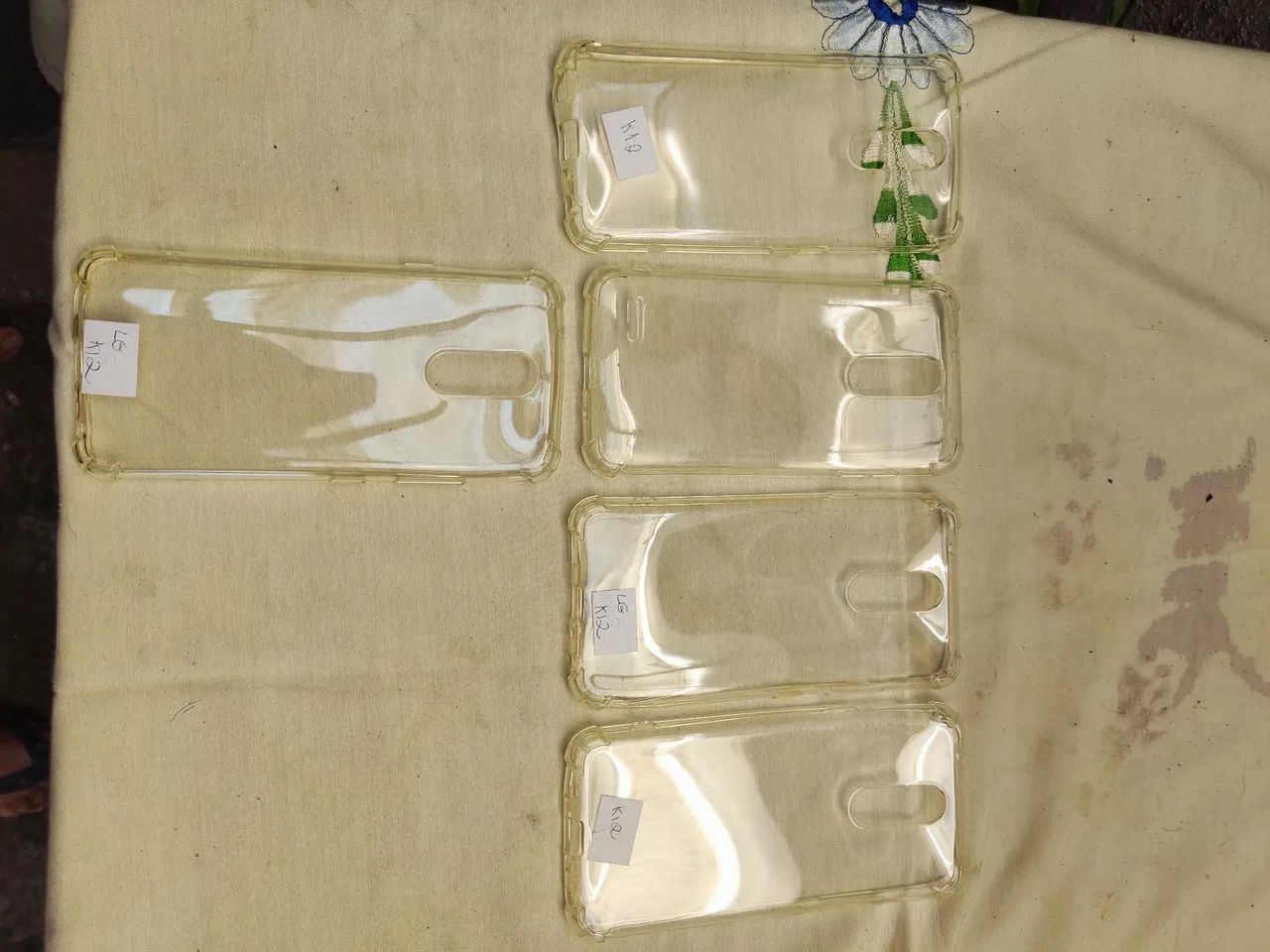 Capinhas transparente celular  k10 e k12<br> *<br>12,00