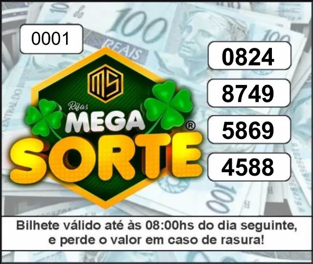 Criação, impressão e envio de Rifas/Cartelinhas - Foto 5