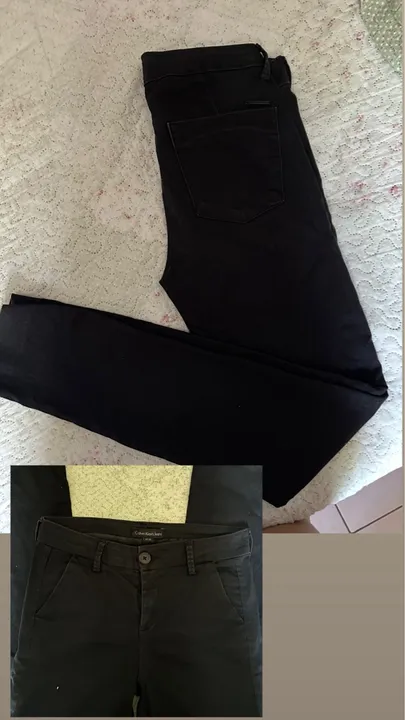 Calca Calvin Klein preta 38