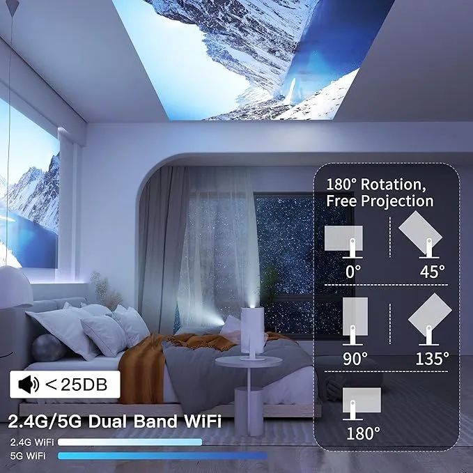 Mini projetor P30 (Melhor que o HY300) - Foto 5