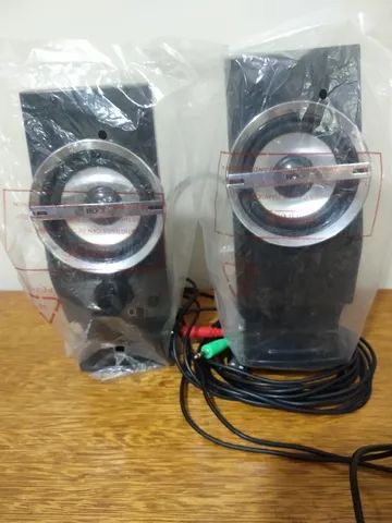caixas de som stereo, hoopson , novas 