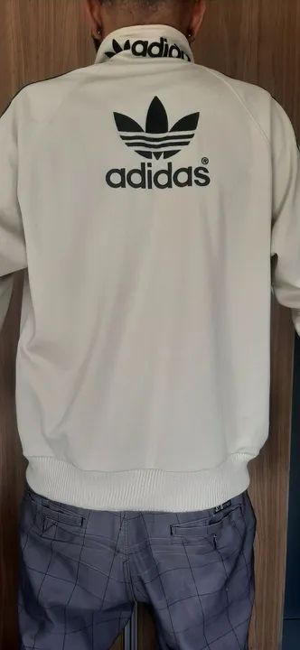 Jaqueta Adidas Original marfim. - Foto 6