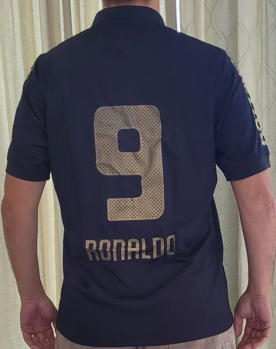 Camisa cruz roxa Corinthians 9 centenário Ronaldo Original - Foto 2