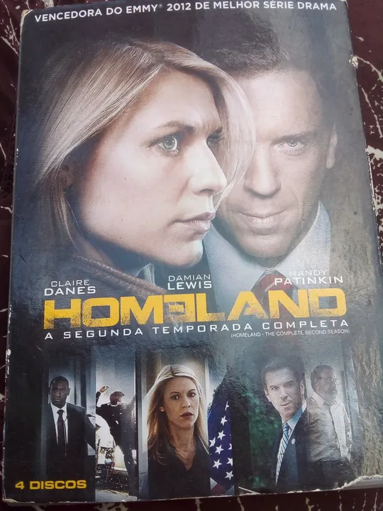 Dvd Homeland a segunda temporada completa 4 discos