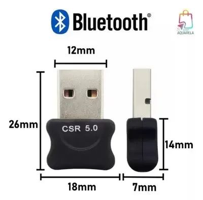 Adaptador E Receptor Usb Bluetooth 5.0 Plug And Play Pc Note - Foto 6