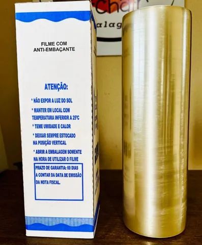 Rolo Bobina Plastico Papel Filme Pvc Esticavel 38x800 