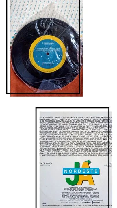 Ano 1985 Compacto vinil Nordeste Já  - Foto 5