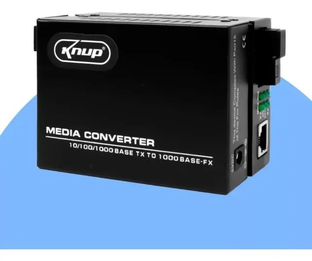Par Conversor De Fibra Óptica Mídia Gigabit 1000mbps A+b - Foto 2