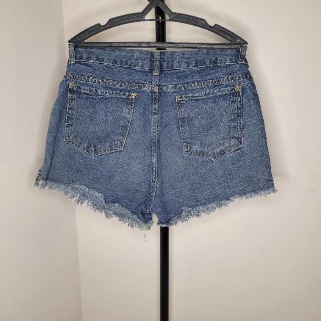 Shorte jeans feminino - tamanho 44 - Foto 2