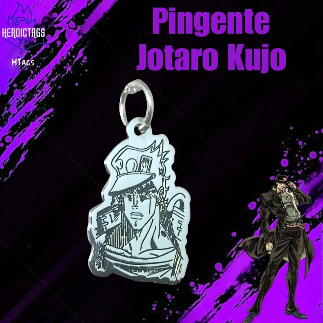 Pingente Jotaro Kujo - JOJO's Bizarre Adventure
