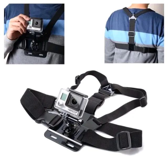 Suporte peitoral Câmeras GoPro Hero Sjcam Osmo - Foto 3