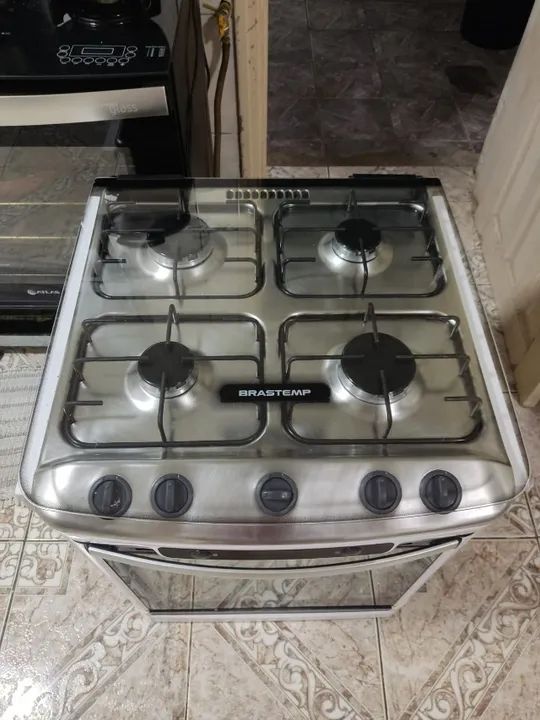 Fogão de embutir BRASTEMP Unique Grill - Foto 4