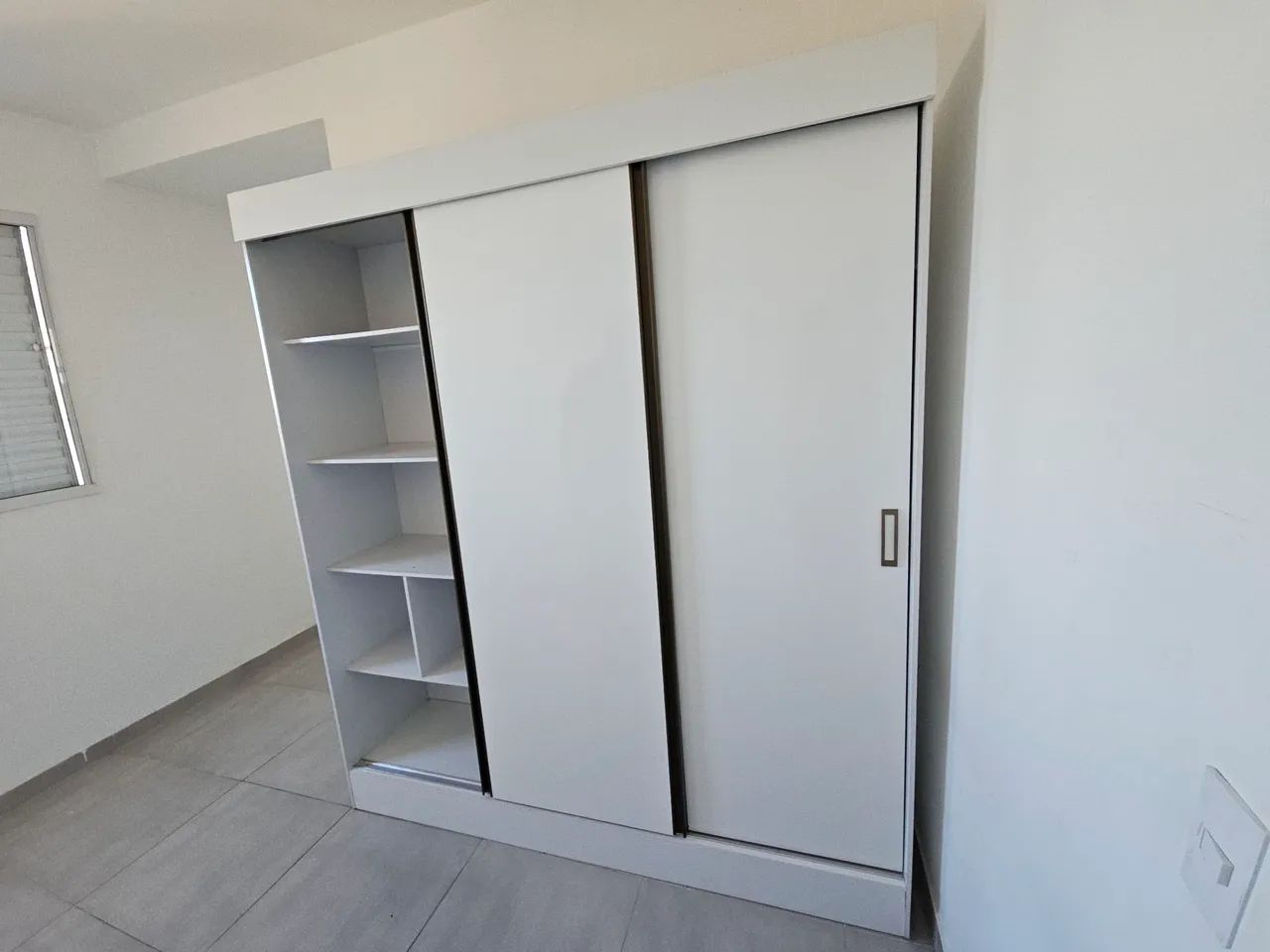 Guarda-Roupas de 3 Portas Branco - Foto 3