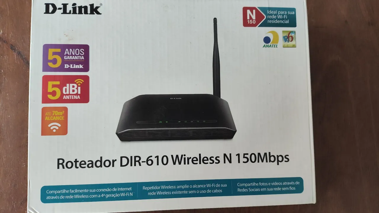 Roteador D-Link DIR-610 Wireless N 150Mbps