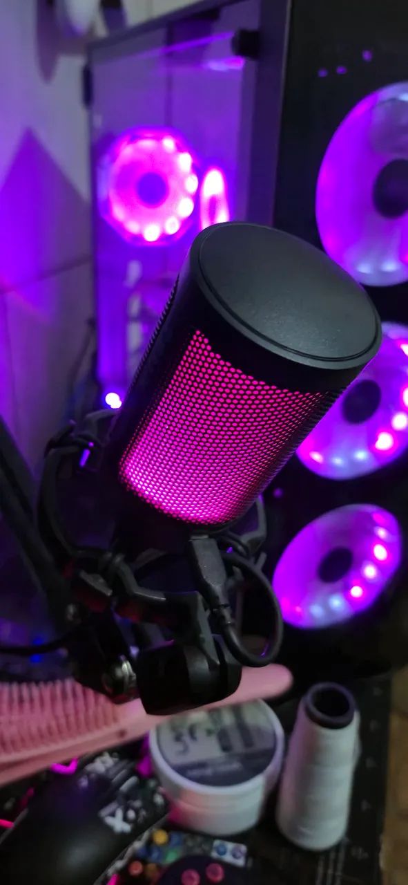 Microfone fifine + suporte articulado com rgb  - Foto 6