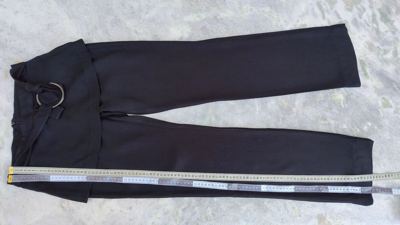Calça Com Sobreposição Cori 36 - Foto 2