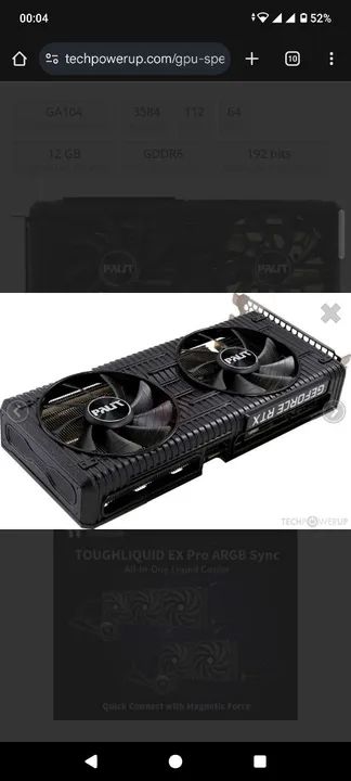 Placa de Vídeo Palit GeForce RTX 3080