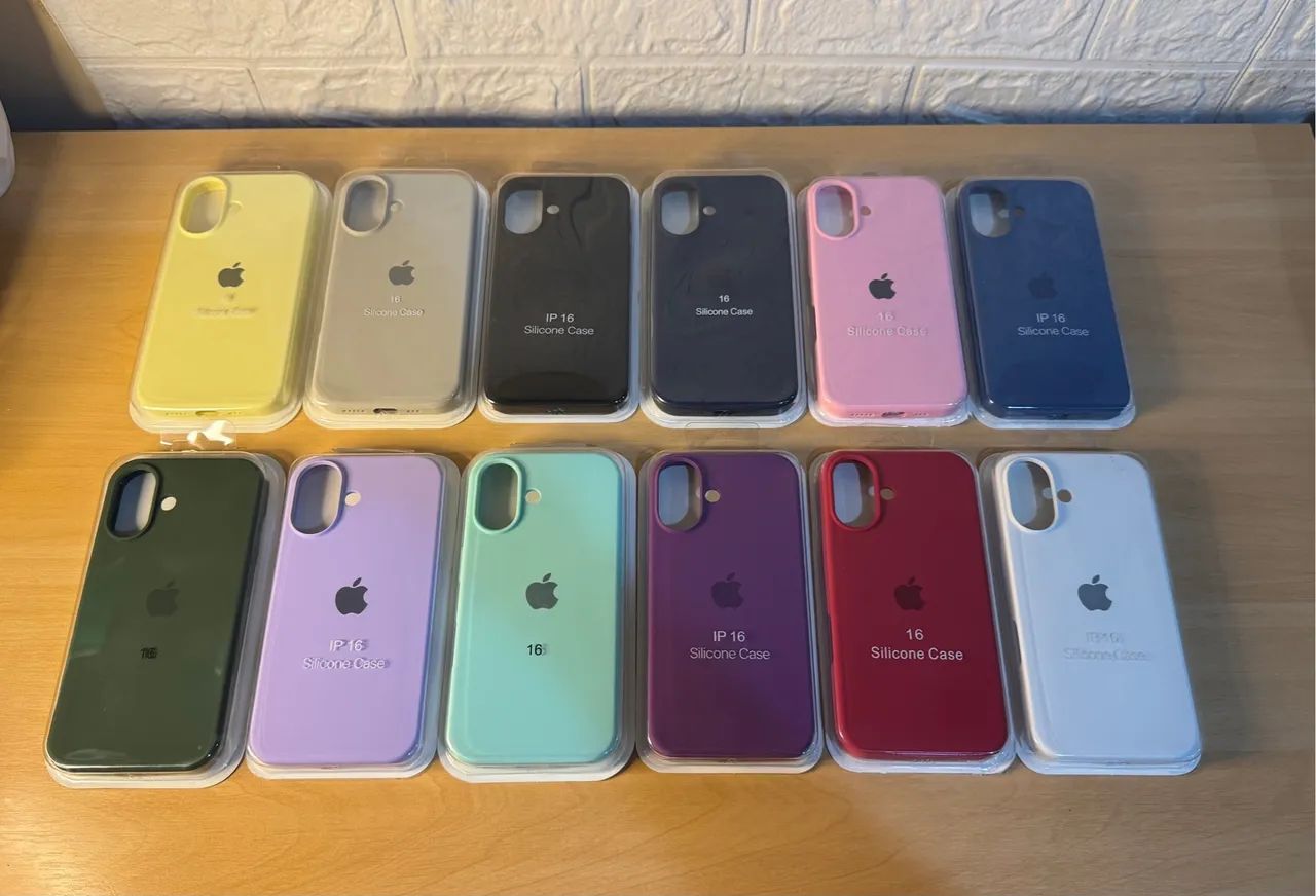 Capas de Silicone para iPhone 16 