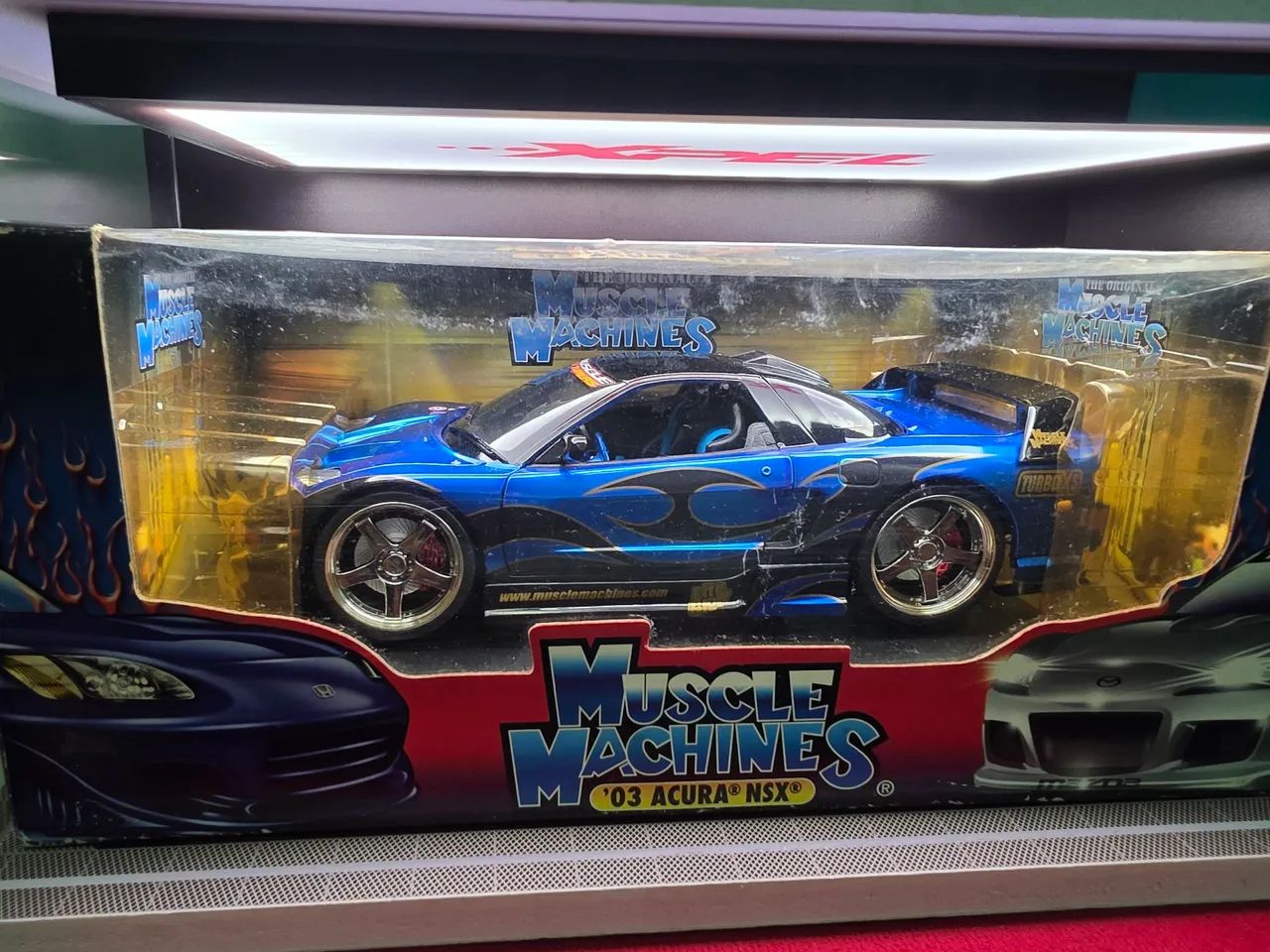 1/18 マッスルマシーン　アキュラ NSX NA2 Miniatura Muscle Machines '03 Acura NSX 1:18 - Hobbies e coleções