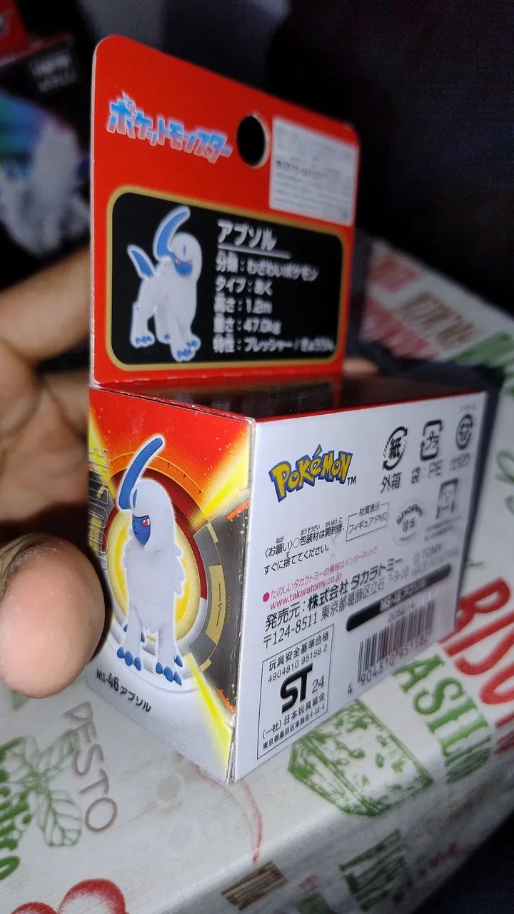 Miniatura Pokemon Absol MS 46 Takara Tomy na caixa - Foto 2