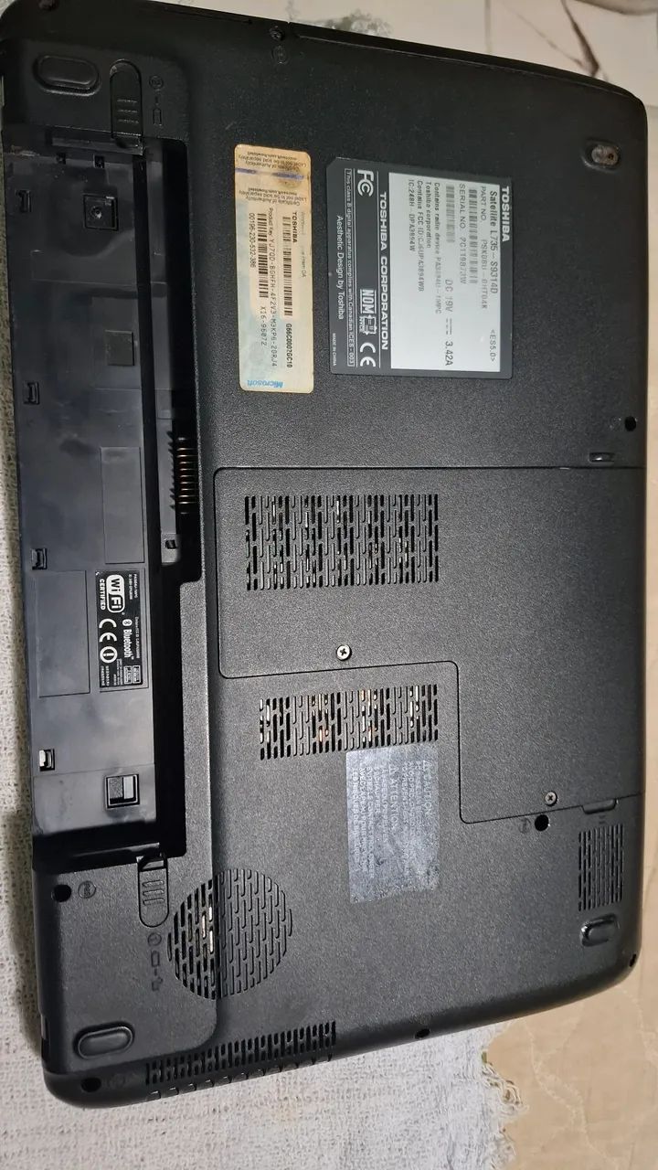 Notebook Toshiba, com Core i5 2.50GHz, 6gb ram, hd 320gb e tela 14" - Foto 6