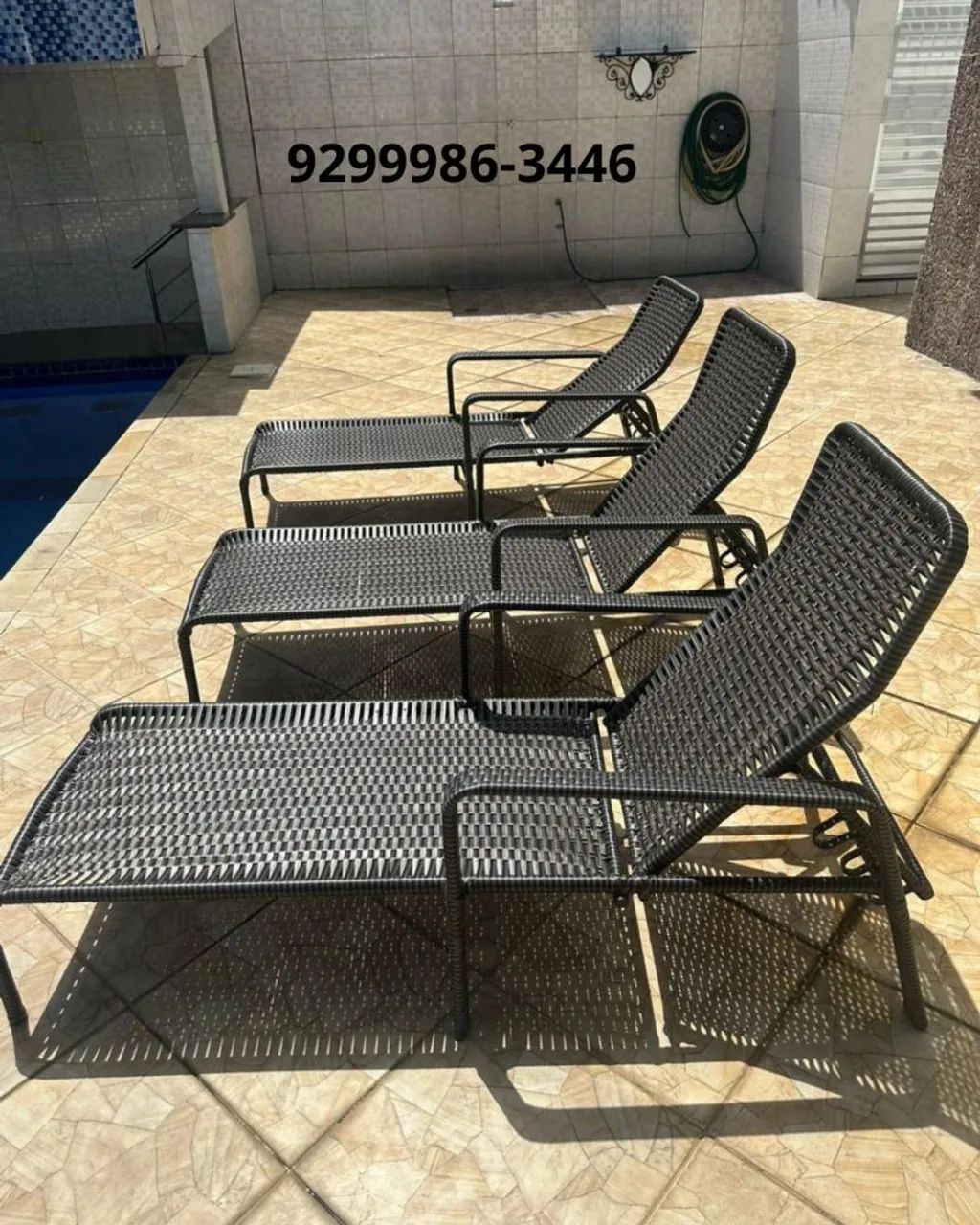 Espreguiçadeiras regulável 