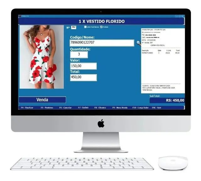 SysOn Sistema Pdv off-line - Pagamento único