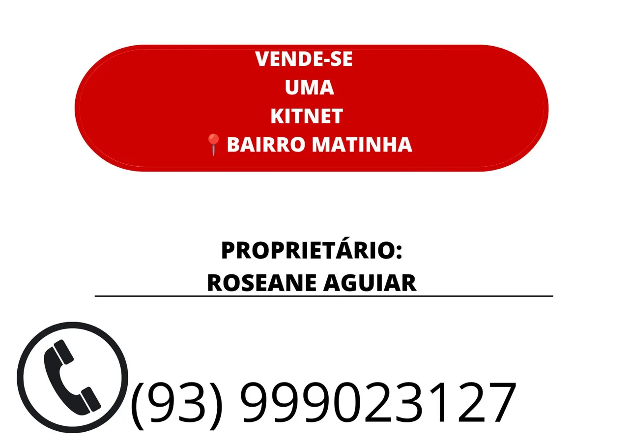 Uma kitnet,sobrado geminado.