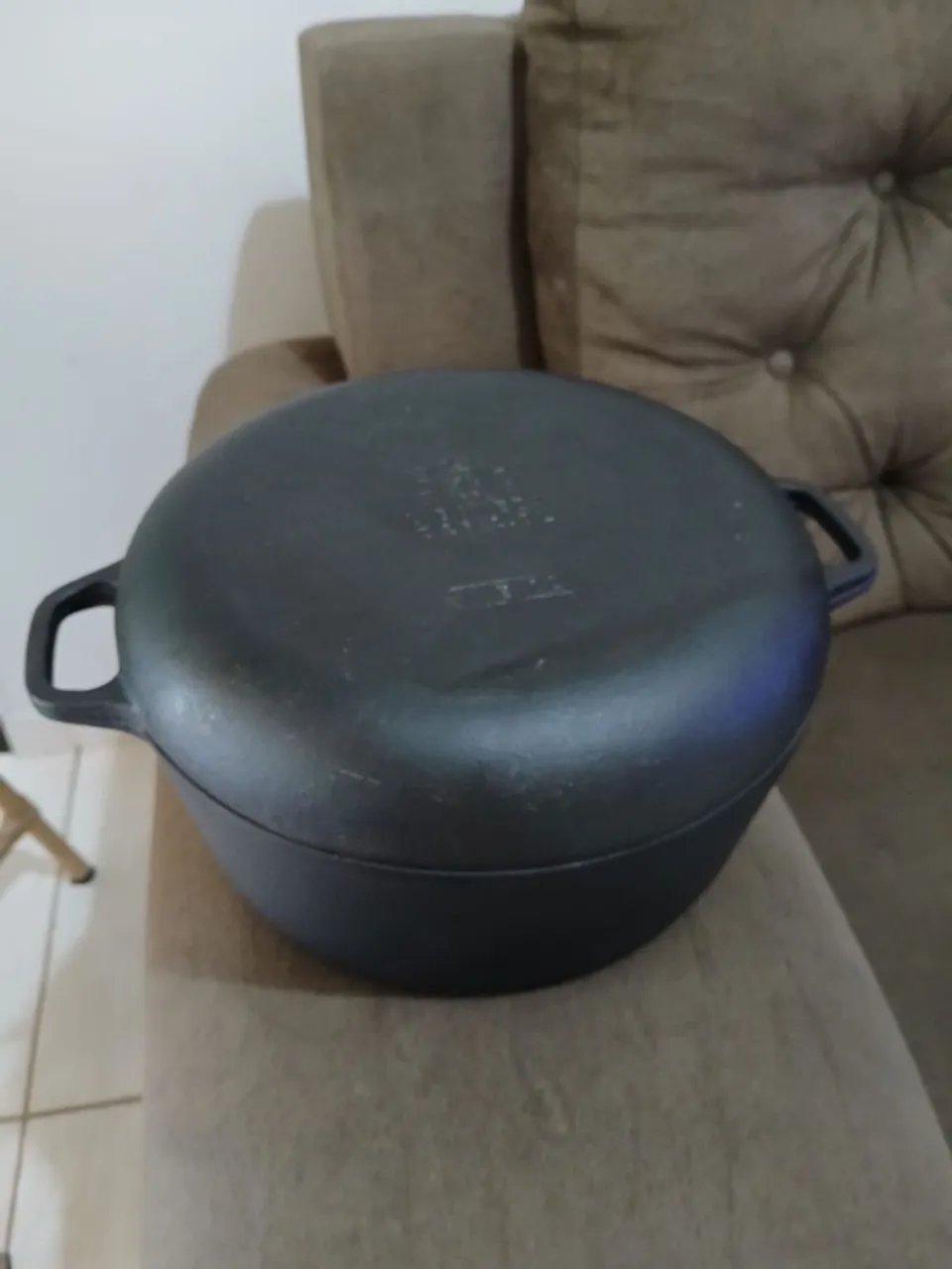 Panela de Ferro Fundido 5.6l nova