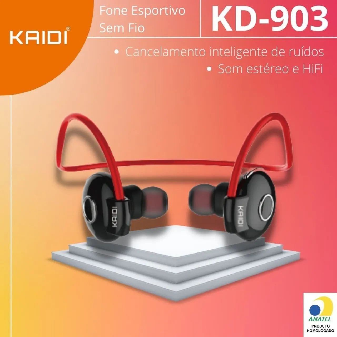 Fones de Ouvido Esportivos Kaidi KD-903 - Foto 3