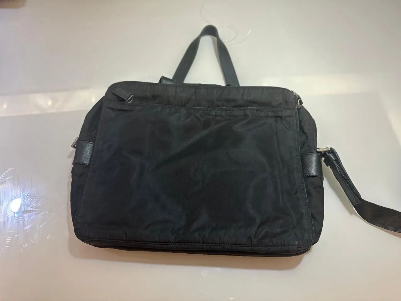 Bolsa de Ombro Prada Preta - Foto 2