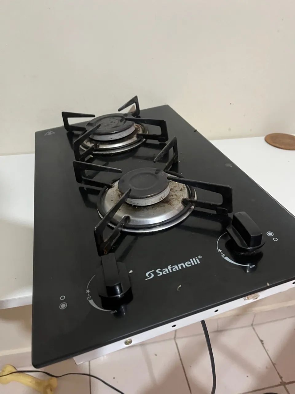 Cooktop a gás fogão 2 bocas embutir 