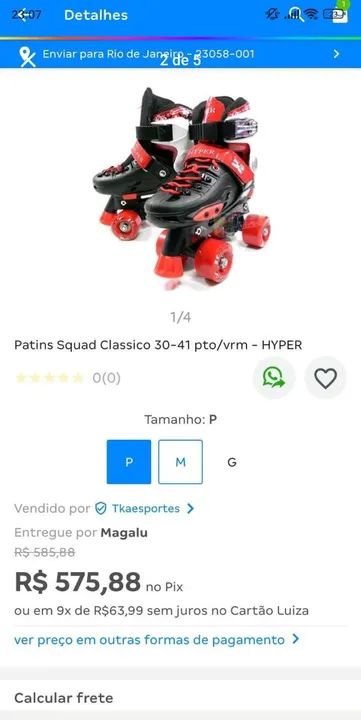 Patins Hyper Acolchoado - Foto 3