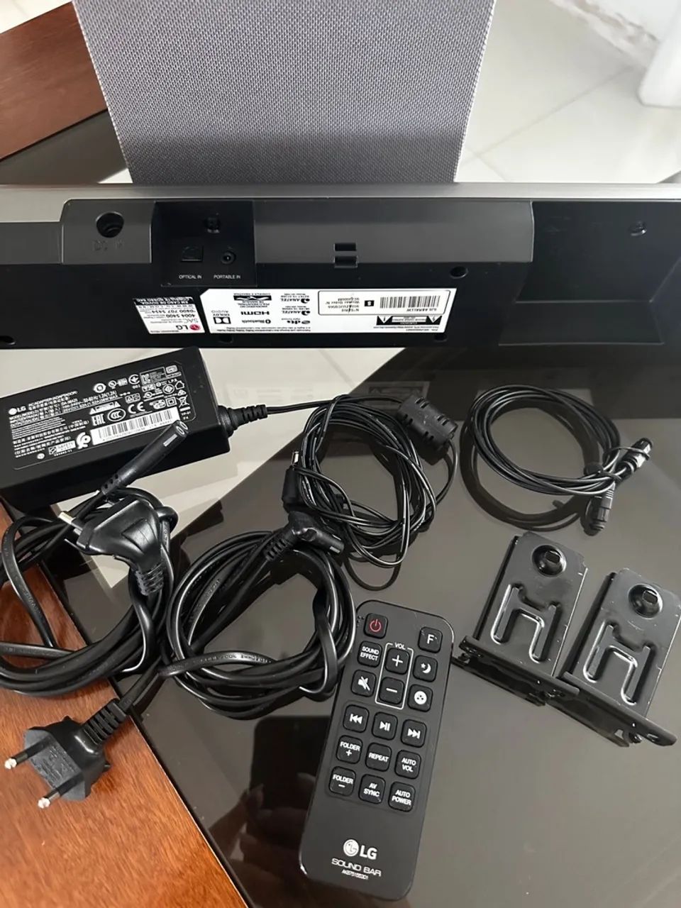 Somente VENDA Soundbar LG com Subwoofer e Acessórios Novíssimo Somente Venda - Foto 4