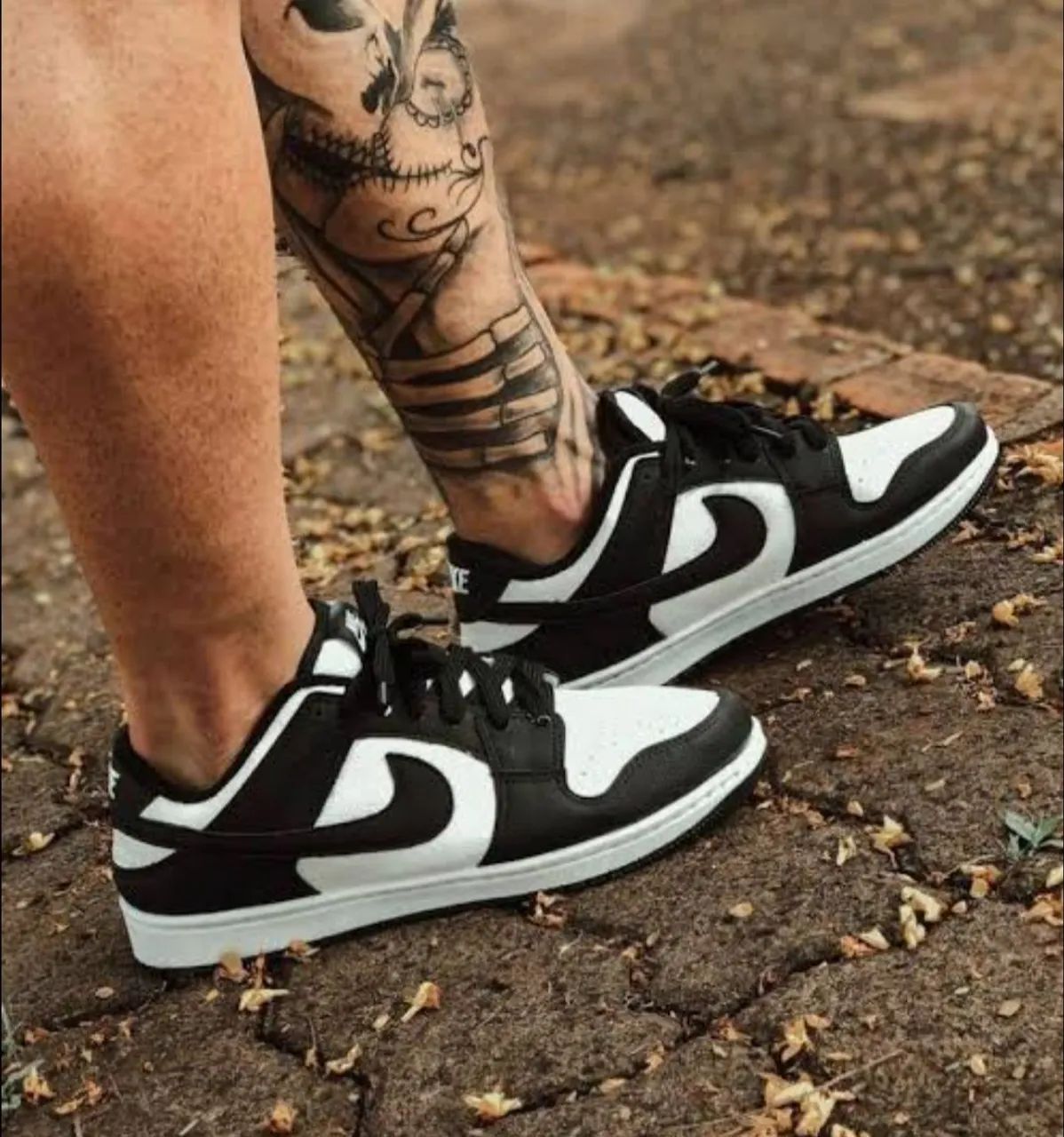 Tênis Nike Dunk Low Black and White 34 ao 43 - Foto 3