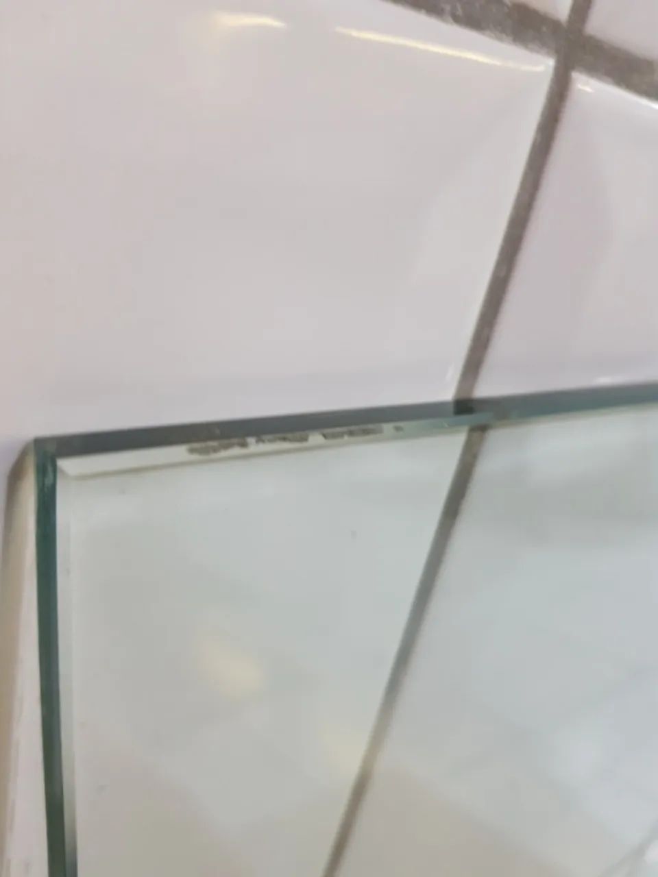 2 Peças de Vidro Lapidado e Polido - 60x50 - Foto 4