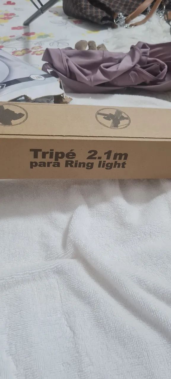 02 (duas) Ring Light's e 01 (um) tripé  - Foto 5