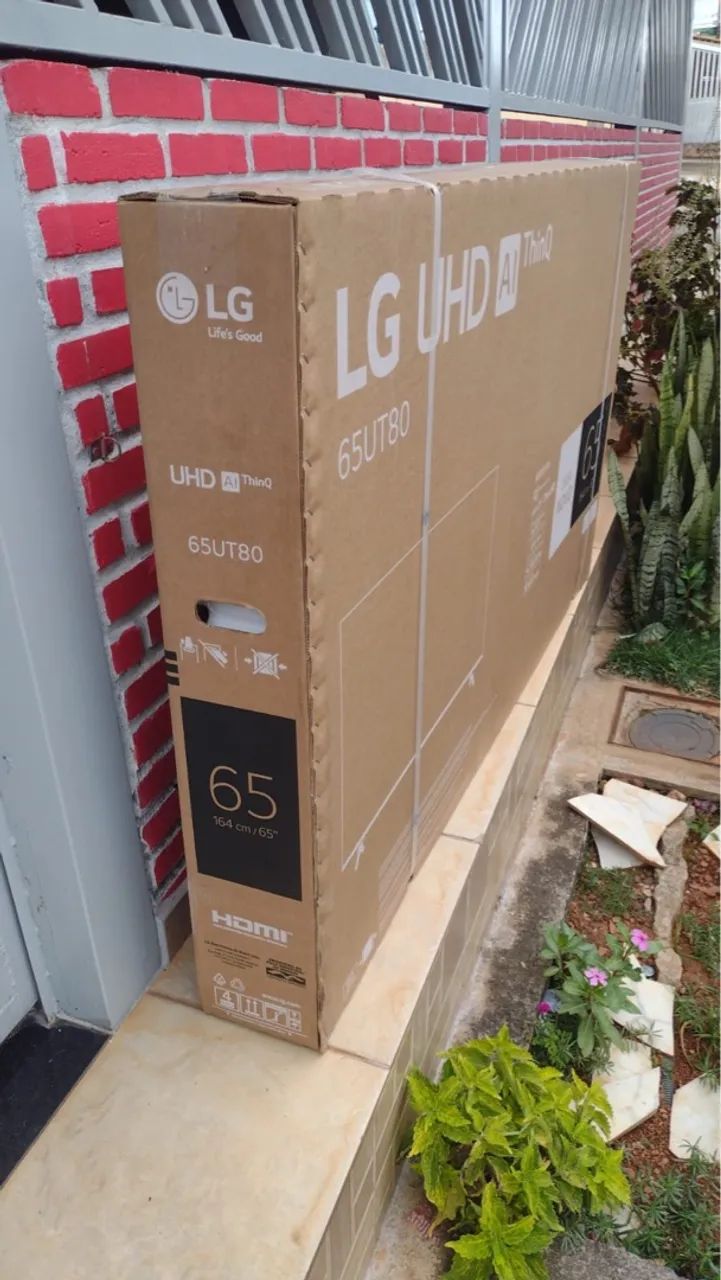LG 65 polegadas na caixa!
