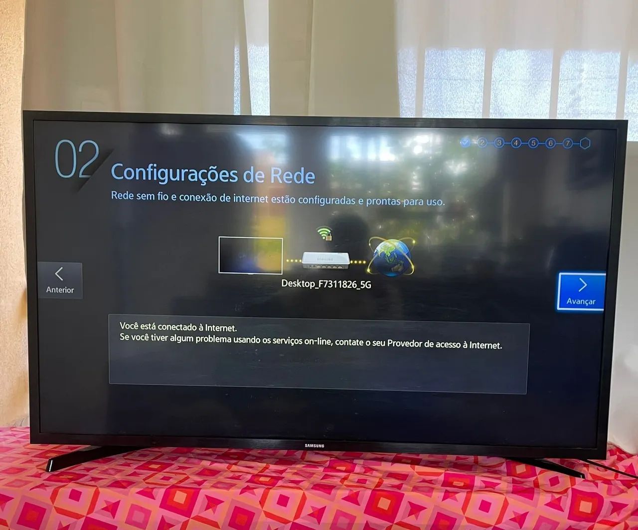 Smart TV LED 40 Polegadas Samsung Full HD 2 HDMI 1 USB