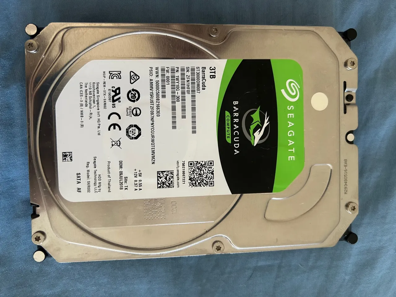 HD Seagate Barracuda 3TB