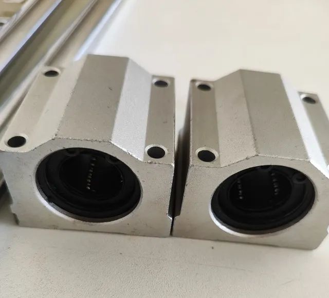 Kit Barra de aço com rolamento linear e suporte  - Foto 5