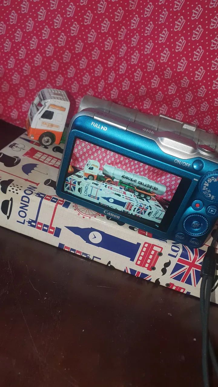 Câmera Canon 12.1 PowerShot SX230 HS 14x Zoom Óptico - Foto 5