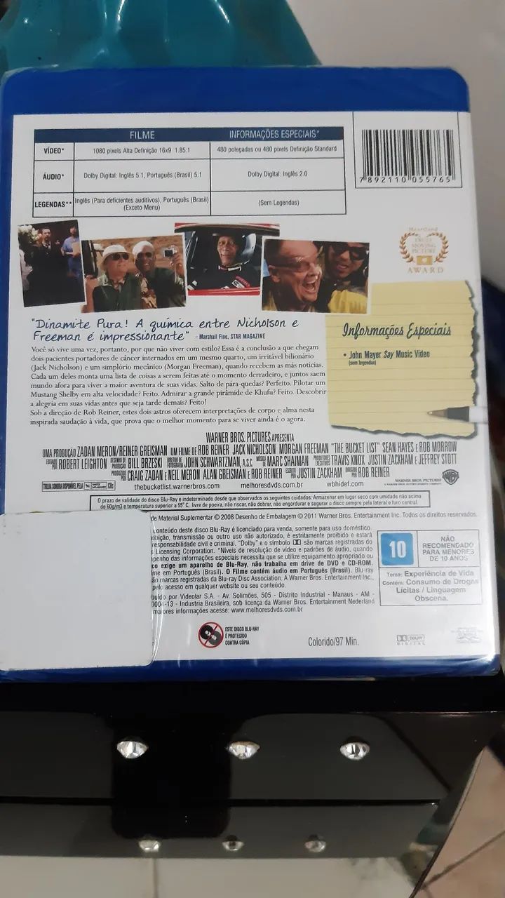 BLU-RAY PLAYER - Antes de Partir - Jack Nicholson e Morgan Freeman - Foto 2