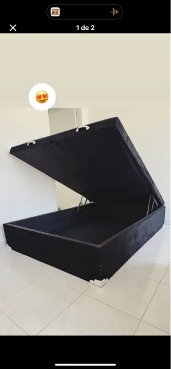 Cama box casal em estado de novo  - Foto 2
