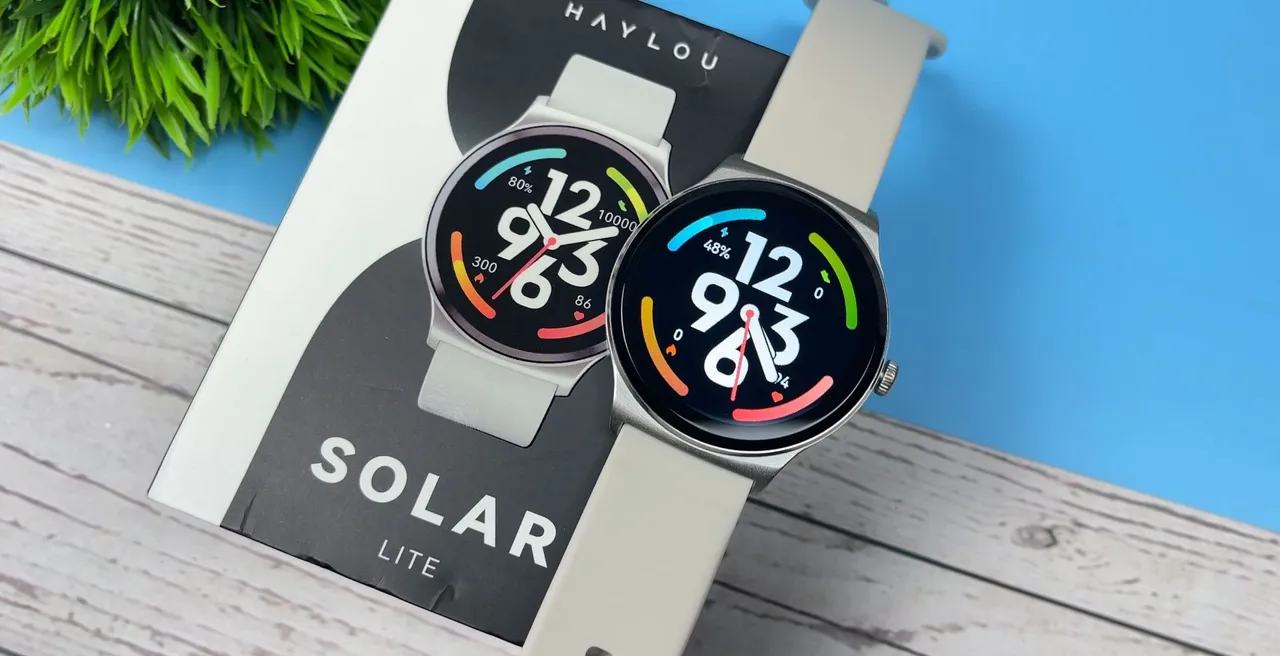 Relógio inteligente haylou solar lite novos lacrados
