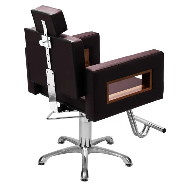 Cadeira de Salão de Beleza Lisboa Encosto Reclinável Base Estrela - Foto 3