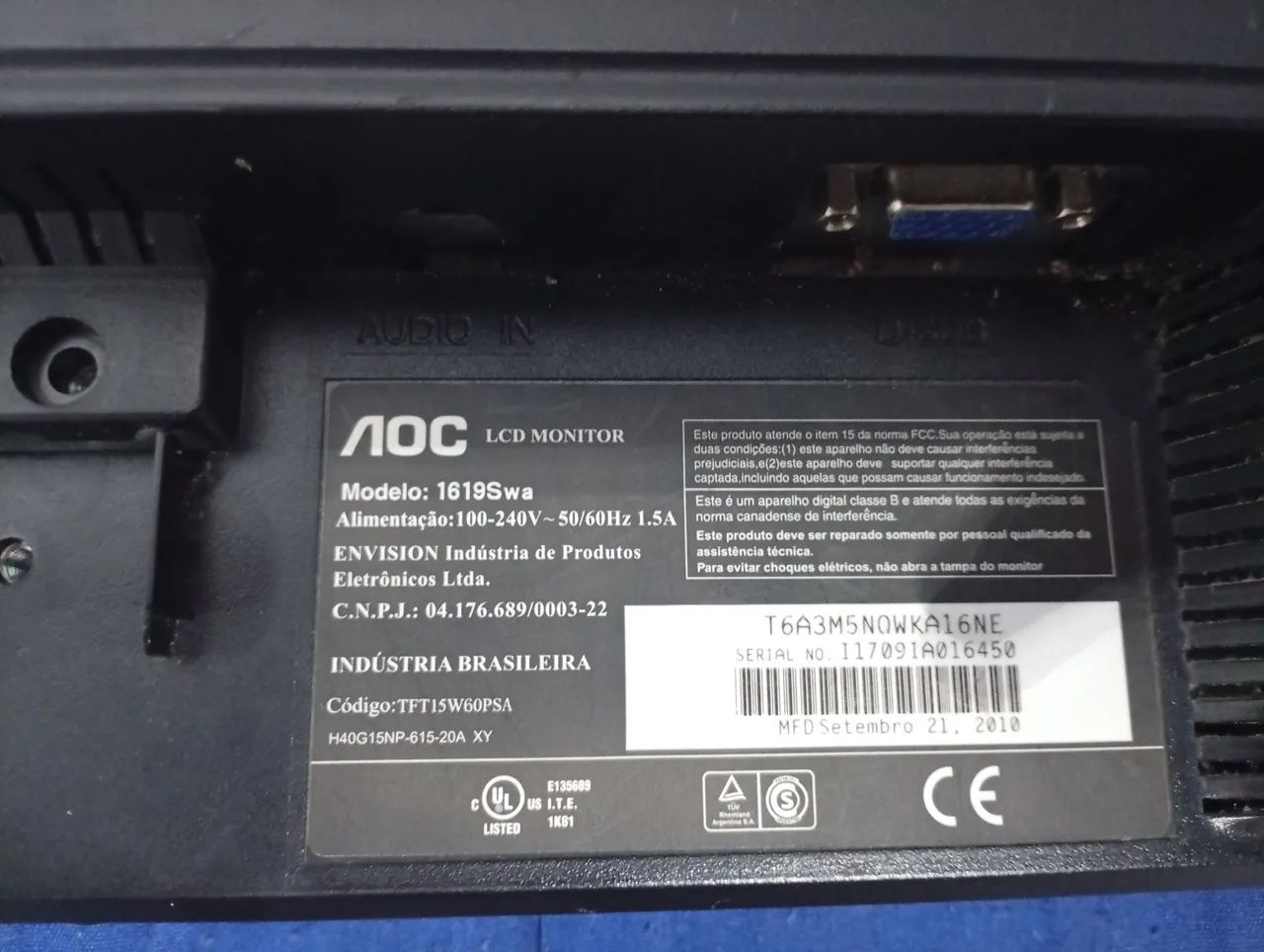 Monitores AOC64319038143107123