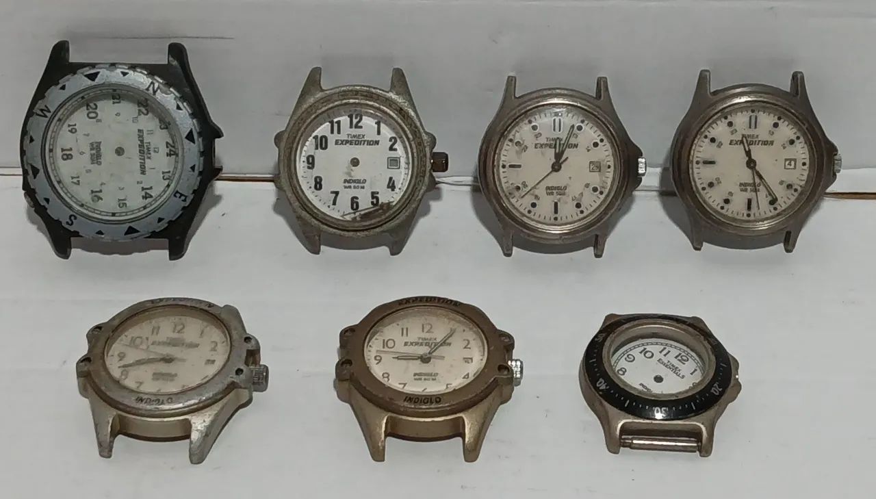 Lote com 13 relógios timex (Para retirada de peças) - Foto 5