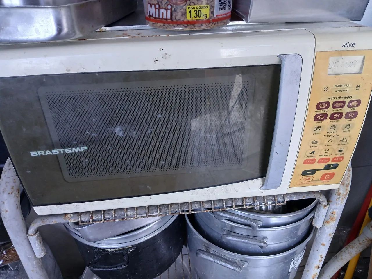 Microondas Brastemp  com defeito.