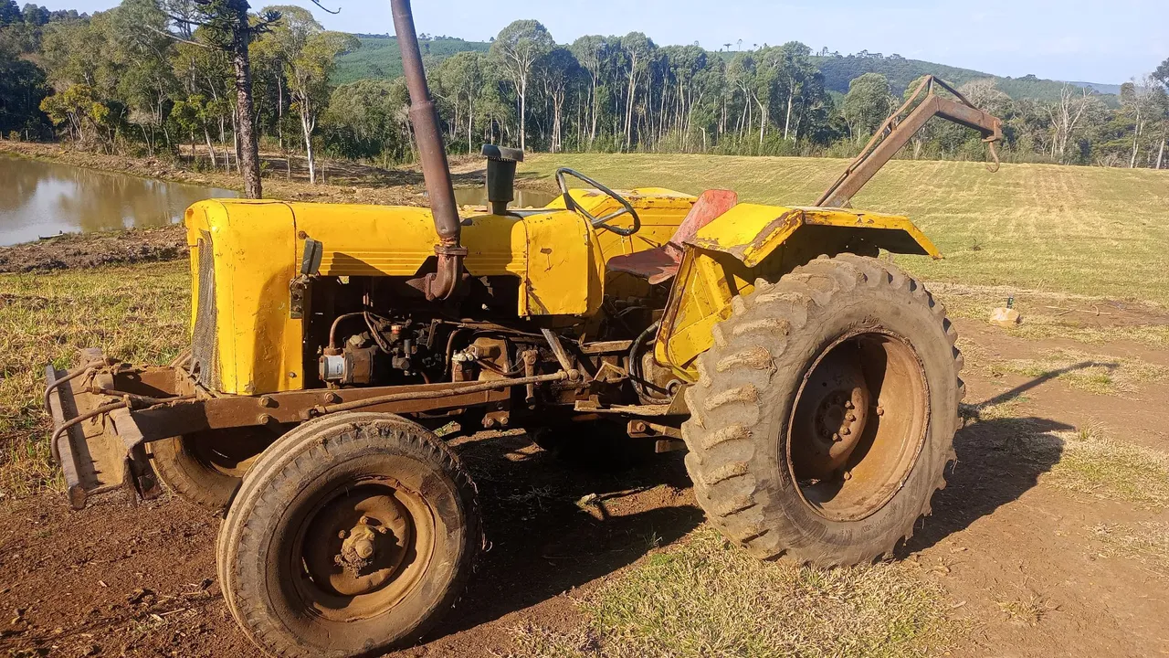 Trator 65 em bom estado tudo funcionando hidráulico e tomada de força